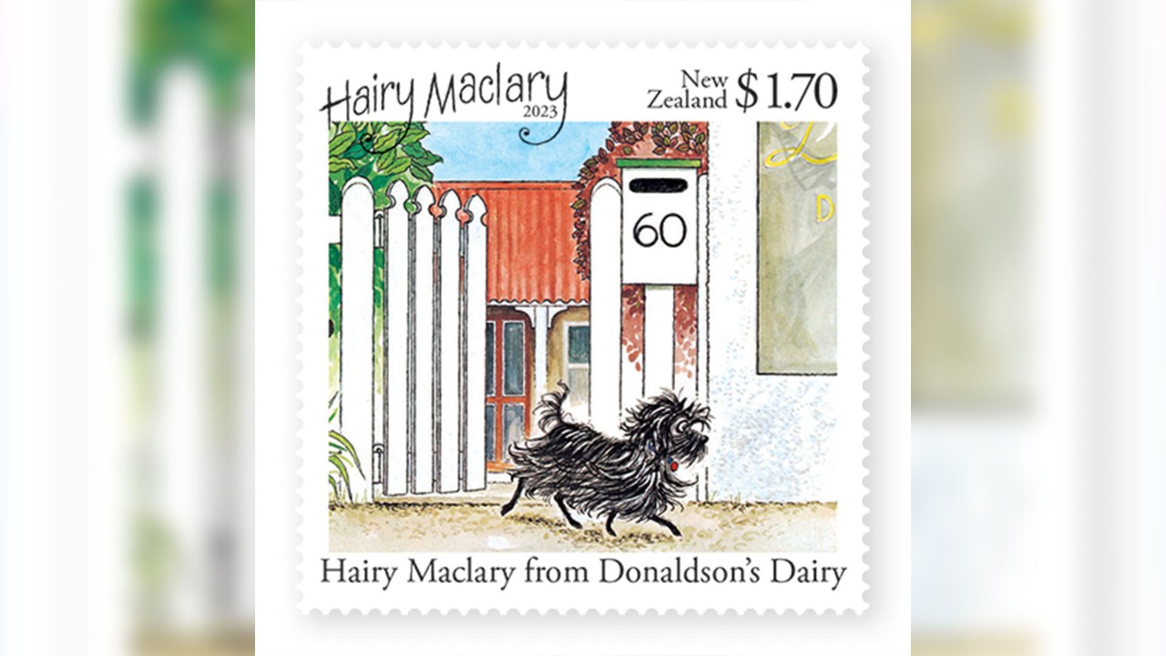 NZ Post celebrates 40th anniversary of Hairy Maclary books with stamp release