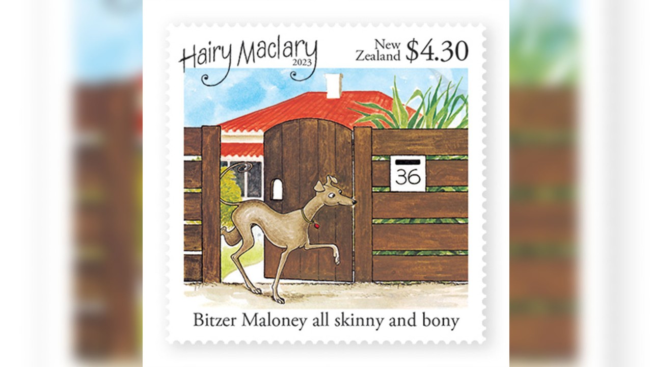 NZ Post celebrates 40th anniversary of Hairy Maclary books with stamp release