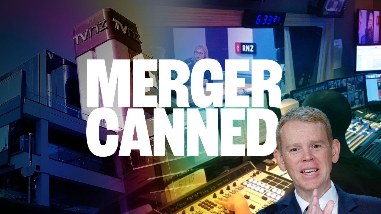 Chris Hipkins explains why the TVNZ-RNZ merger was canned