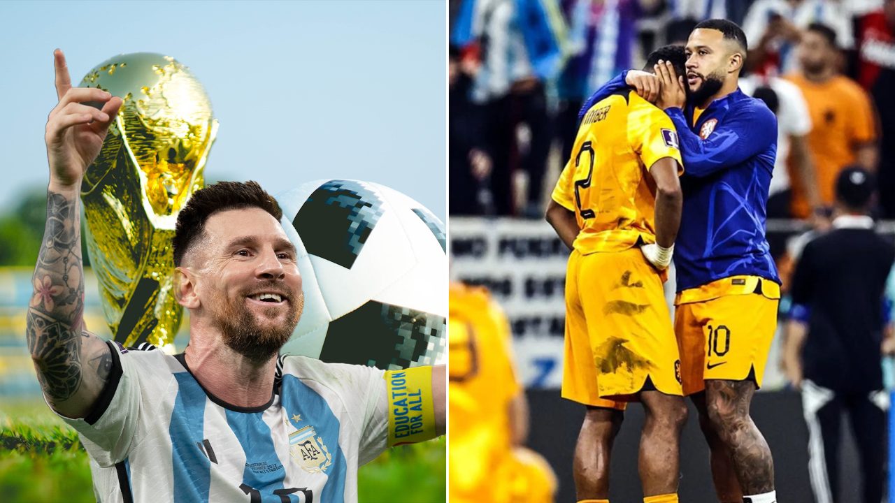 Mayhem on the field as Argentina defeats Netherlands on penalties