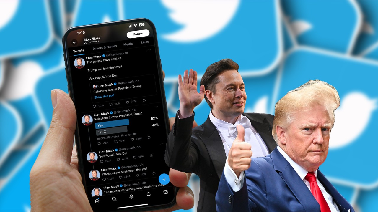 Donald Trump's Twitter account reinstated by Elon Musk 