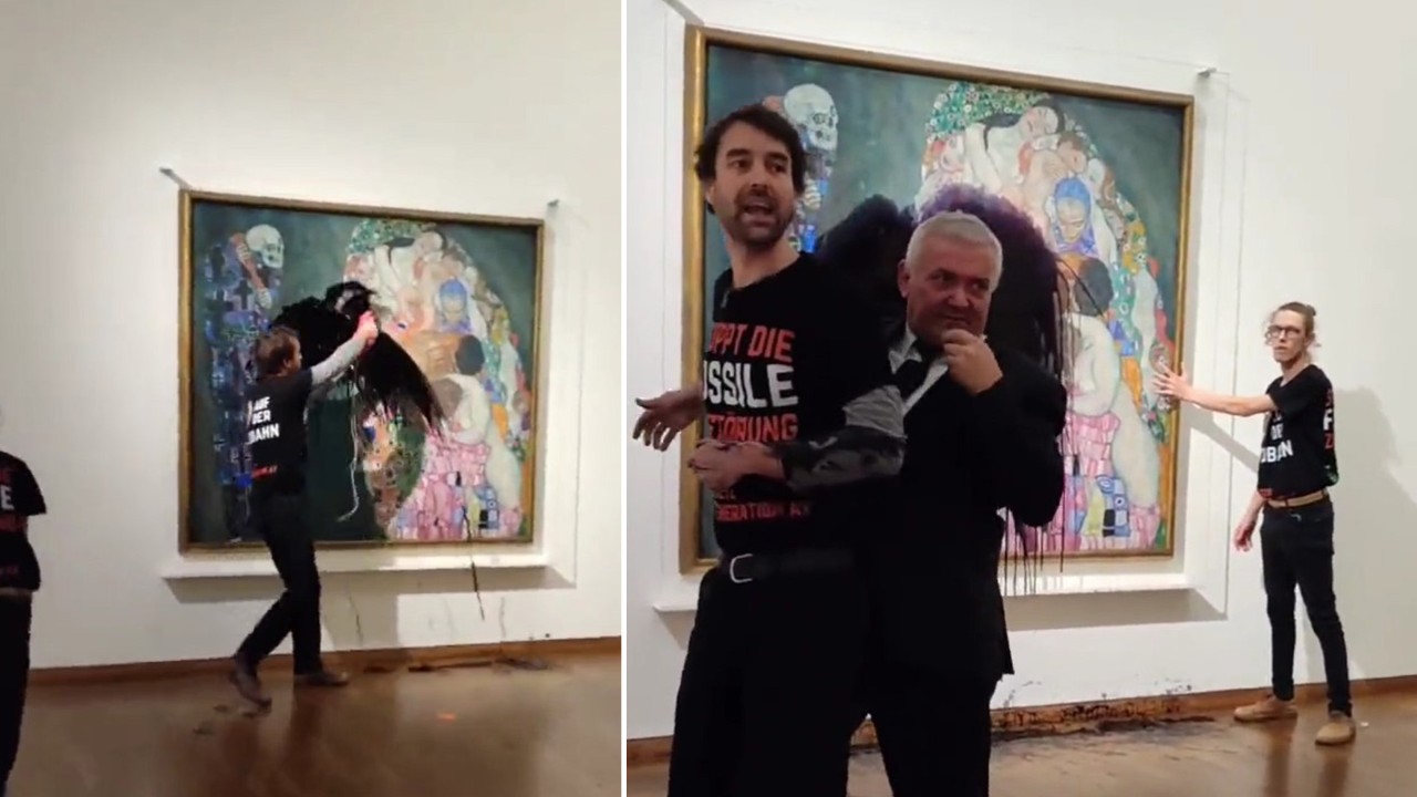 'What else can we do?' - Climate activist defends throwing oily liquid at Gustav Klimt painting