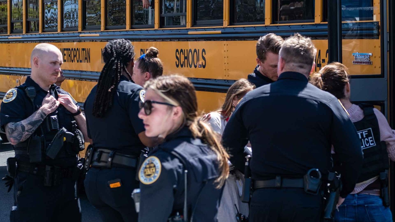 Six people gunned down by female shooter at Christian school in Nashville, Tennessee